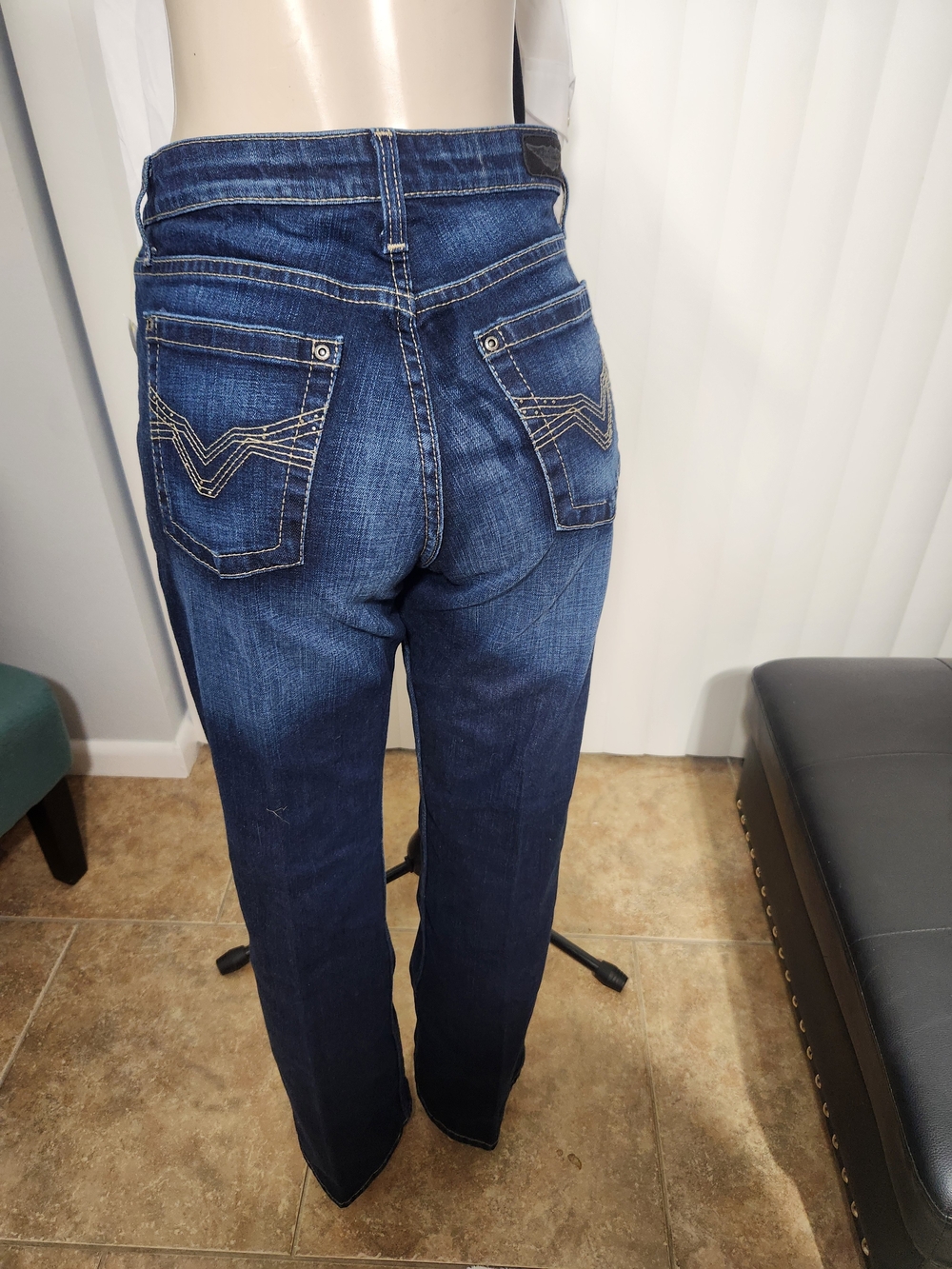 Harley-Davidson Dark Blue Straight Leg Jeans